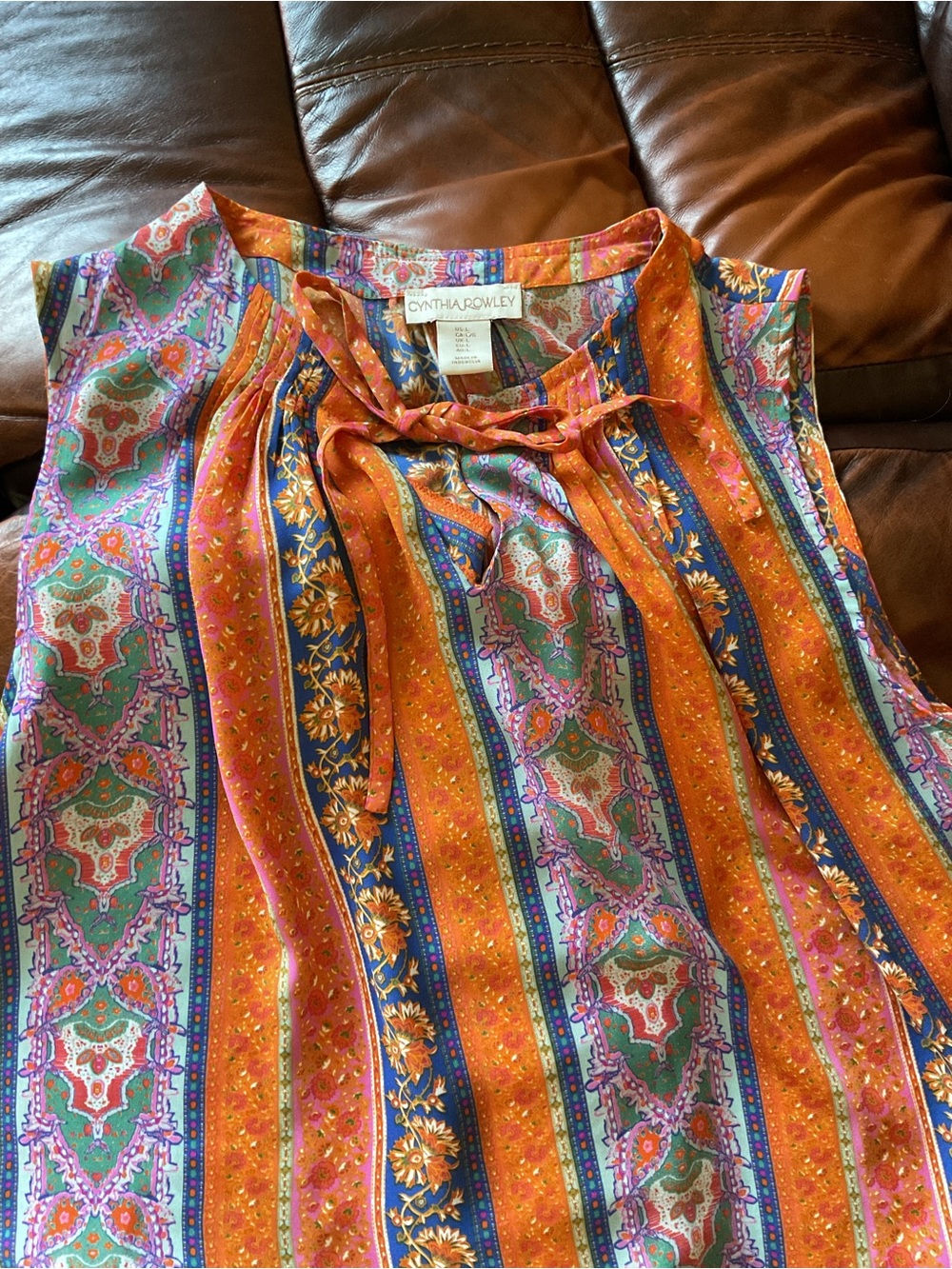 Cynthia Rowley Sleeveless Blouse